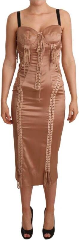 Dolce & Gabbana Casual kleedjes Beige Dames