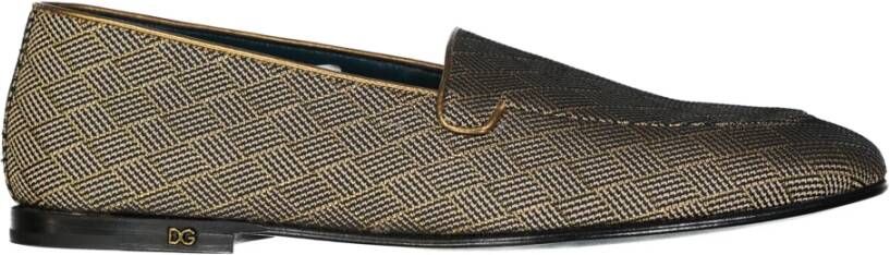 Dolce & Gabbana Instappers & Slip ons Beige Heren
