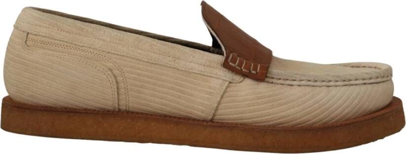 Dolce & Gabbana Instappers & Slip ons Beige Heren