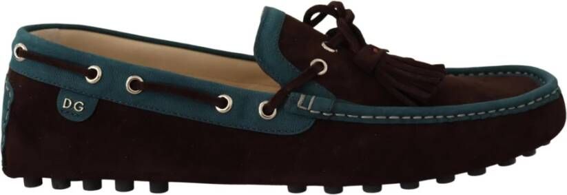 Dolce & Gabbana Instappers & Slip ons Bruin Heren