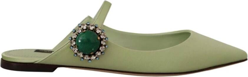 Dolce & Gabbana Instappers & Slip ons Groen Dames
