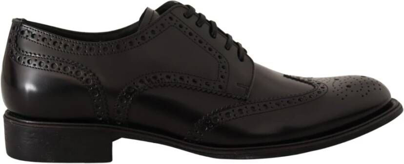 Dolce & Gabbana Derby Oxford schoenen , Zwart, Heren