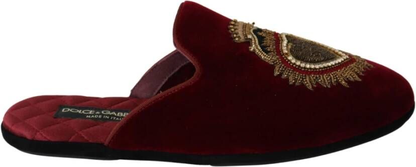 Dolce & Gabbana Pantoffels Rood Dames