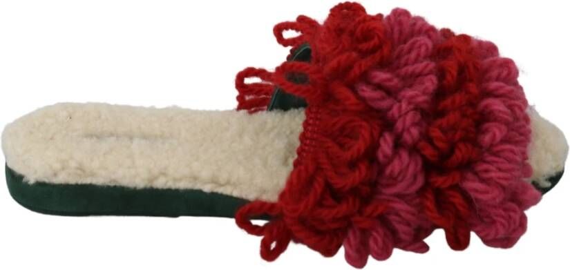 Dolce & Gabbana Slippers schoenen , Rood, Dames