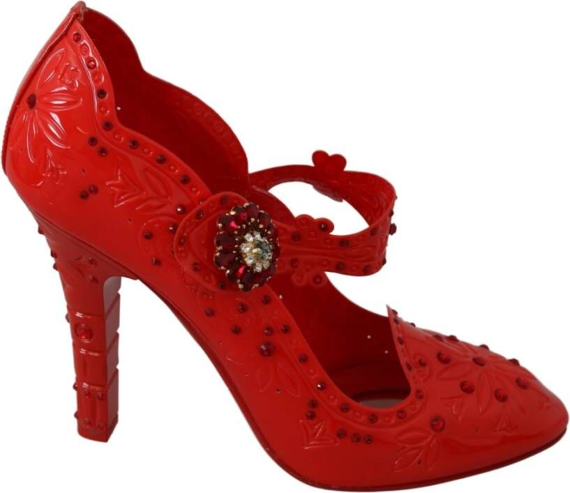 Dolce & Gabbana Assepoester schoenen , Rood, Dames