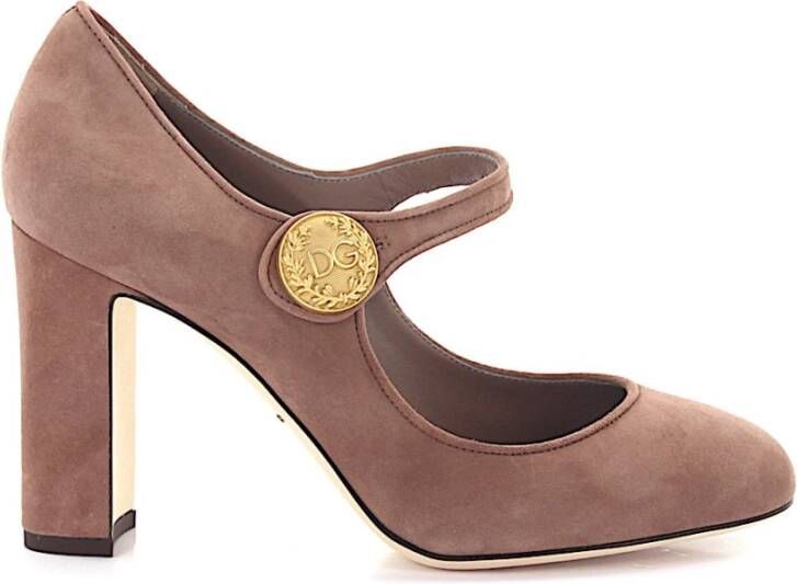 Dolce & Gabbana Pumps Mary Jane , Roze, Dames