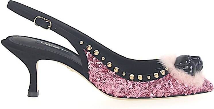 Dolce & Gabbana High Heel Sandals , Roze, Dames