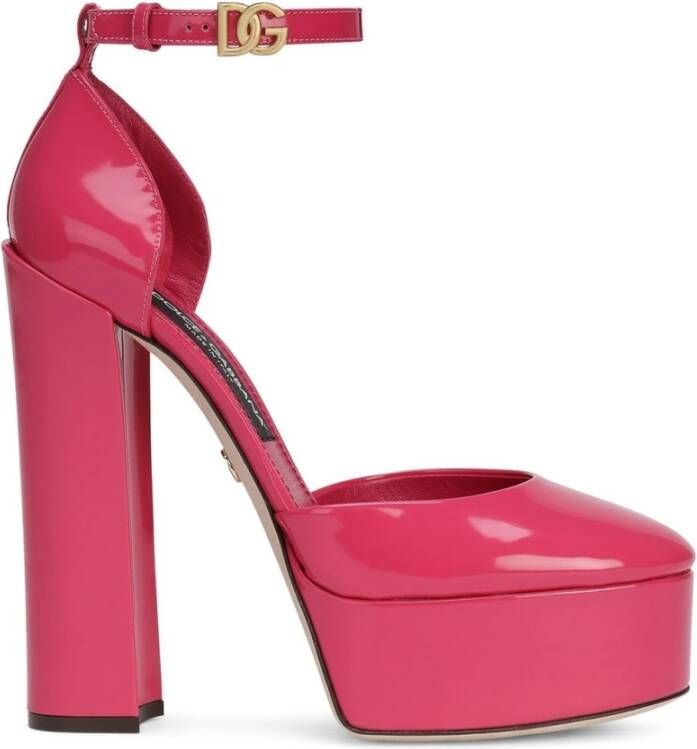 Dolce & Gabbana ‘Sharon’ platform pumps , Roze, Dames