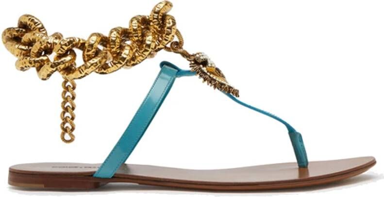Dolce & Gabbana Sandalen Blauw Dames