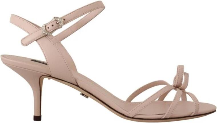 Dolce Gabbana Heeled sandals , Roze, Dames