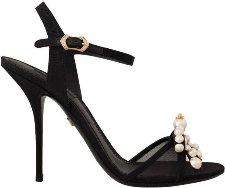 Dolce Gabbana Heeled Sandals , Zwart, Dames