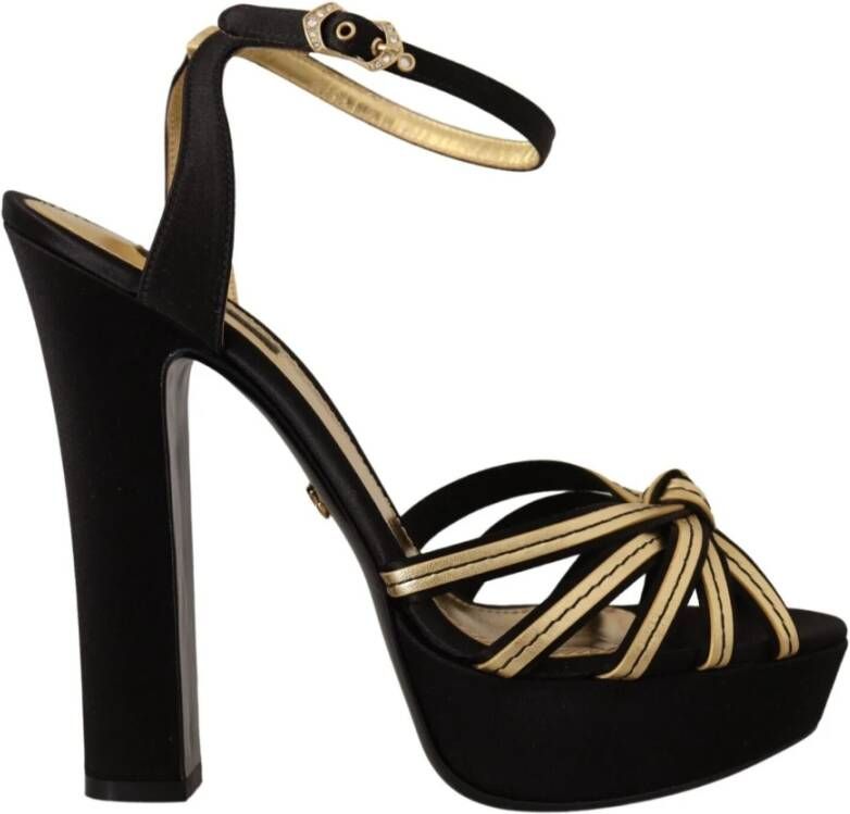 Dolce & Gabbana High Heel Sandals , Zwart, Dames