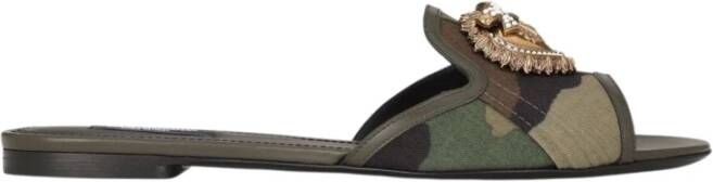 Dolce & Gabbana Schuifregelaars , Groen, Dames