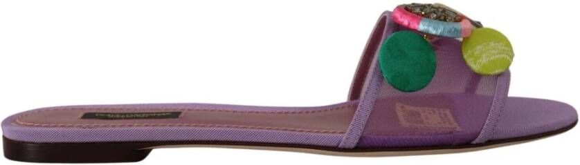 Dolce & Gabbana Slippers Rood Dames