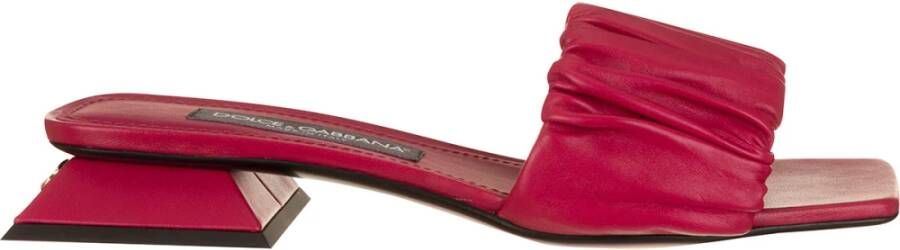 Dolce & Gabbana Slippers Rood Dames