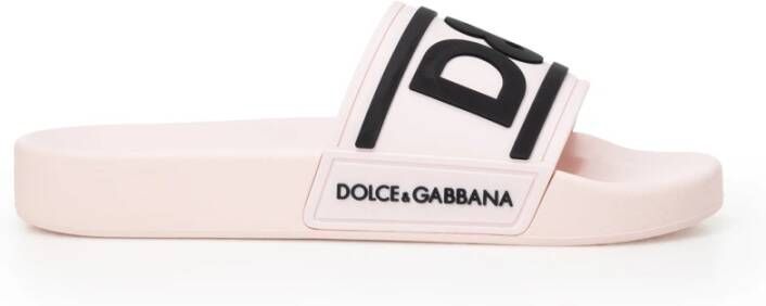 Dolce Gabbana Flat shoes Pink , Roze, Dames