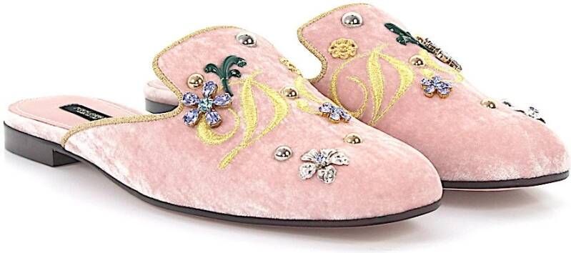 Dolce & Gabbana Instappers & Slip ons Roze Dames