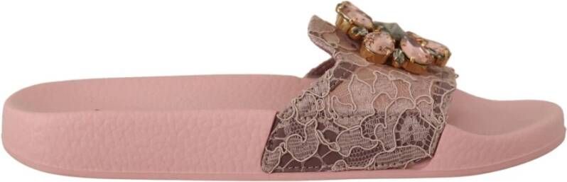 Dolce & Gabbana Slippers Roze Dames
