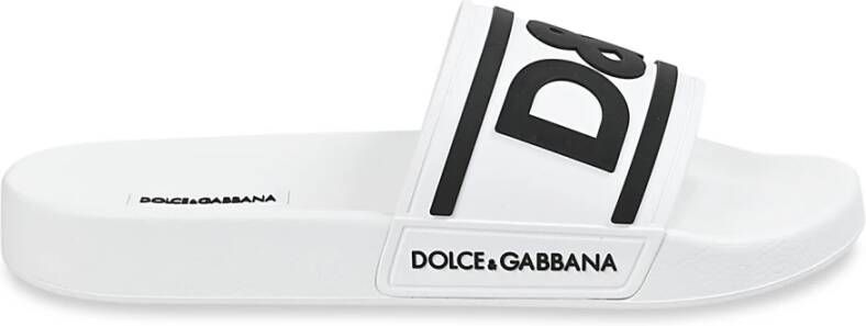 Dolce & Gabbana Slippers Wit Heren