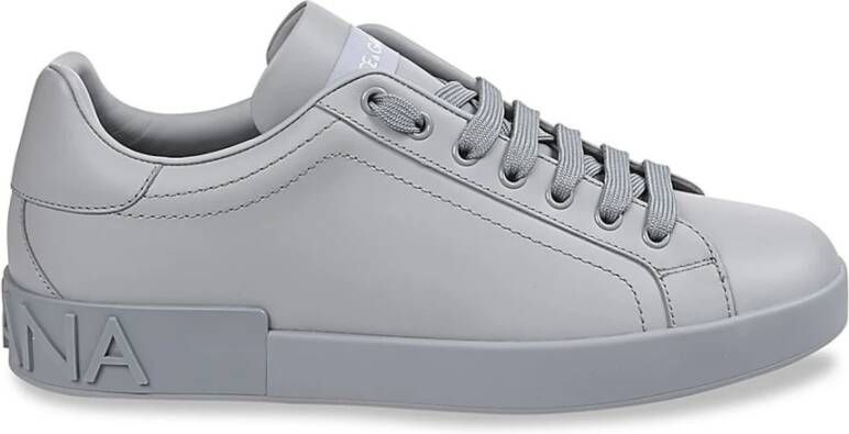 Dolce Gabbana Flat shoes Grey , Grijs, Heren