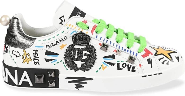 Dolce & Gabbana Sneakers Wit Heren