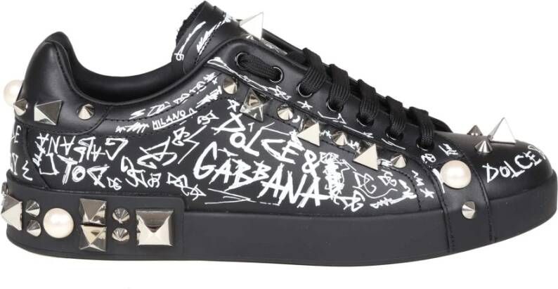 Dolce & Gabbana Portofino with studs , Zwart, Heren