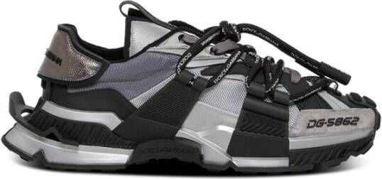 Dolce & Gabbana Sneakers with logo , Grijs, Heren