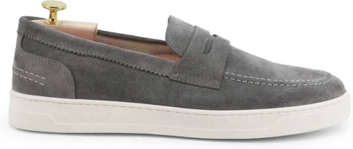 Duca di Morrone Instappers & Slip ons Grijs Heren