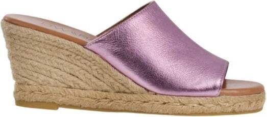 Dwrs Acapulco metallic Hakken | Lt.Pink , Paars, Dames