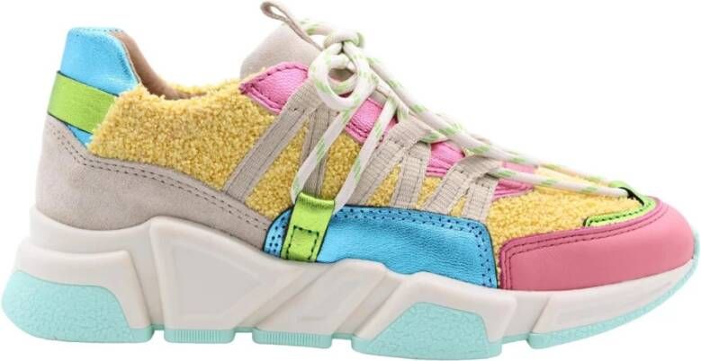 Dwrs LOS Angeles terry Sneakers , Geel, Dames