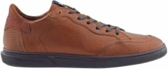 Floris van Bommel Sfm 10011 23 Cognac Heren Sneakers , Bruin, Heren