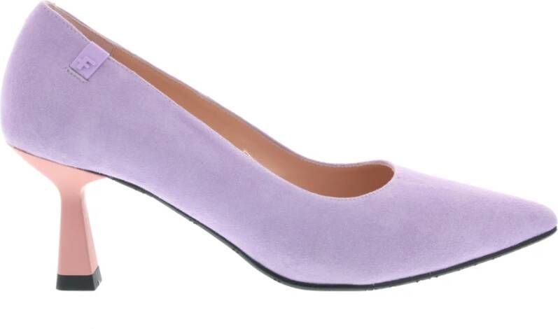 Floris van Bommel Pumps Paars Dames