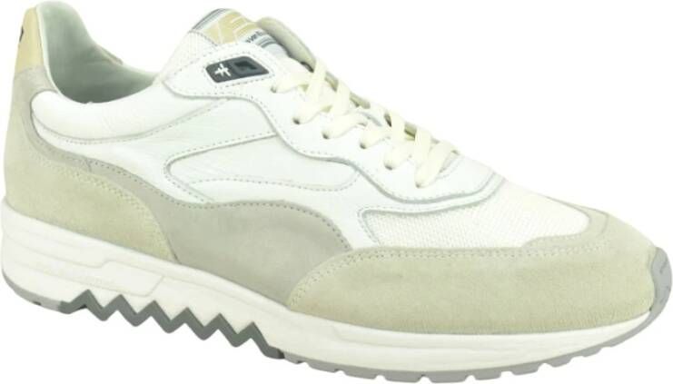 Floris van Bommel Wit + Grijs Runner N. , Wit, Heren