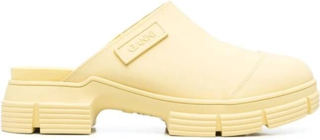 Ganni Instappers & Slip ons Geel Dames