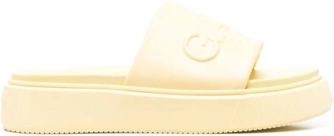 Ganni Slippers Geel Dames