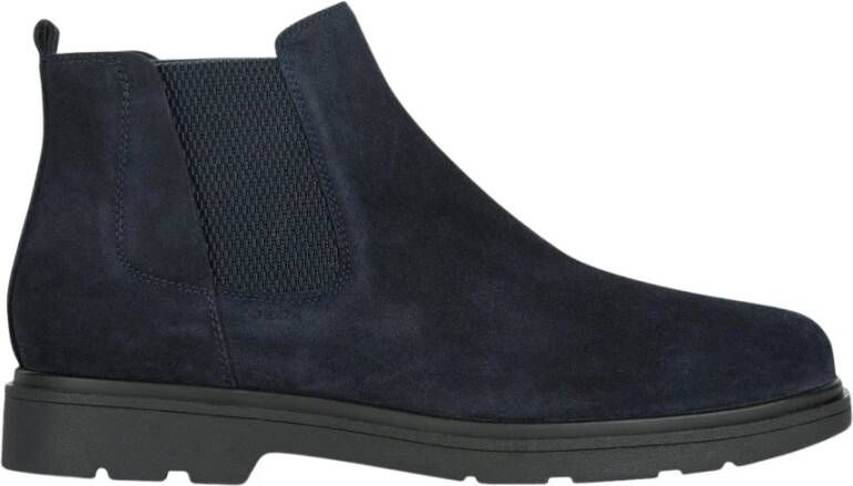 Geox Chelsea laarzen , Blauw, Heren