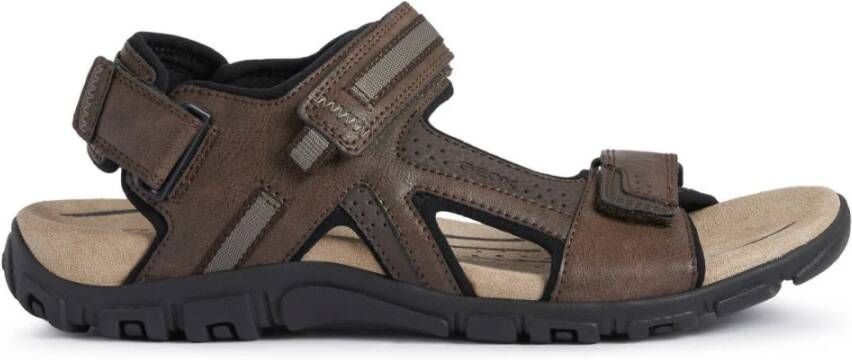 Geox strada sandals , Bruin, Heren
