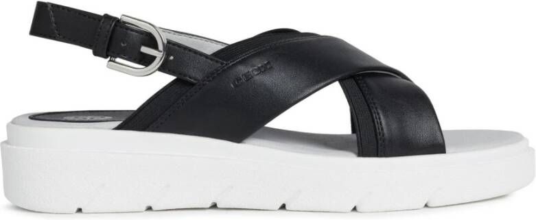 Geox D Tamas Sandals , Zwart, Dames