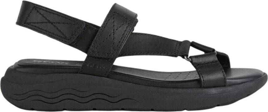 Geox spherica ec5w sandals , Zwart, Dames