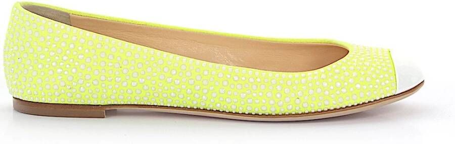 giuseppe zanotti Ballerina schoenen , Geel, Dames