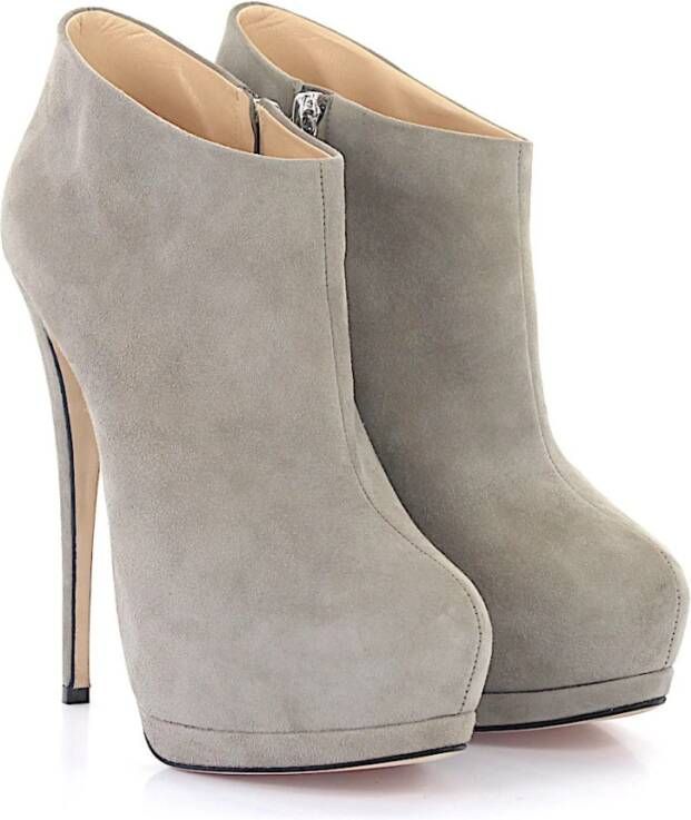 giuseppe zanotti Enkellaarsjes Grijs Dames