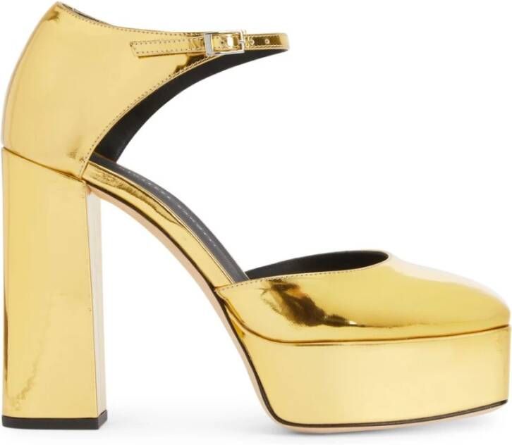 giuseppe zanotti Hakken muilezels , Geel, Dames