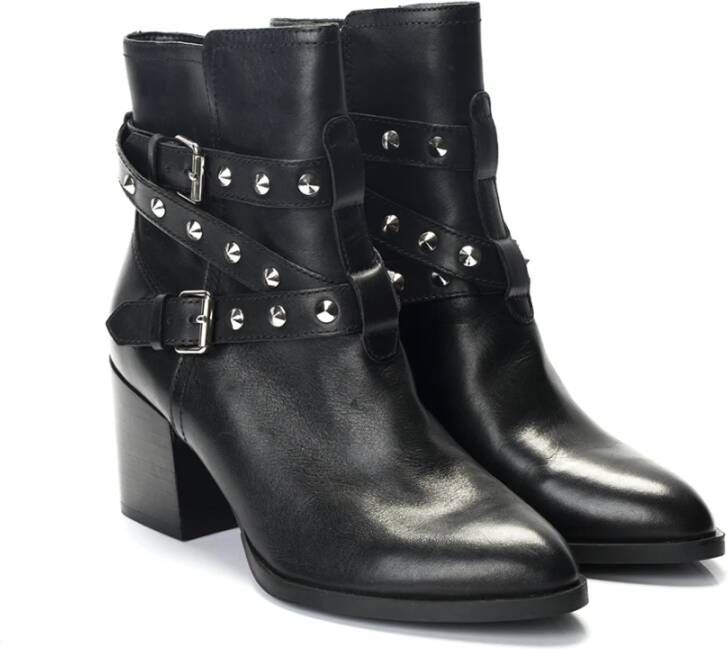 Guess Vahana Laarsjes Echt Leder Riempjes Studs