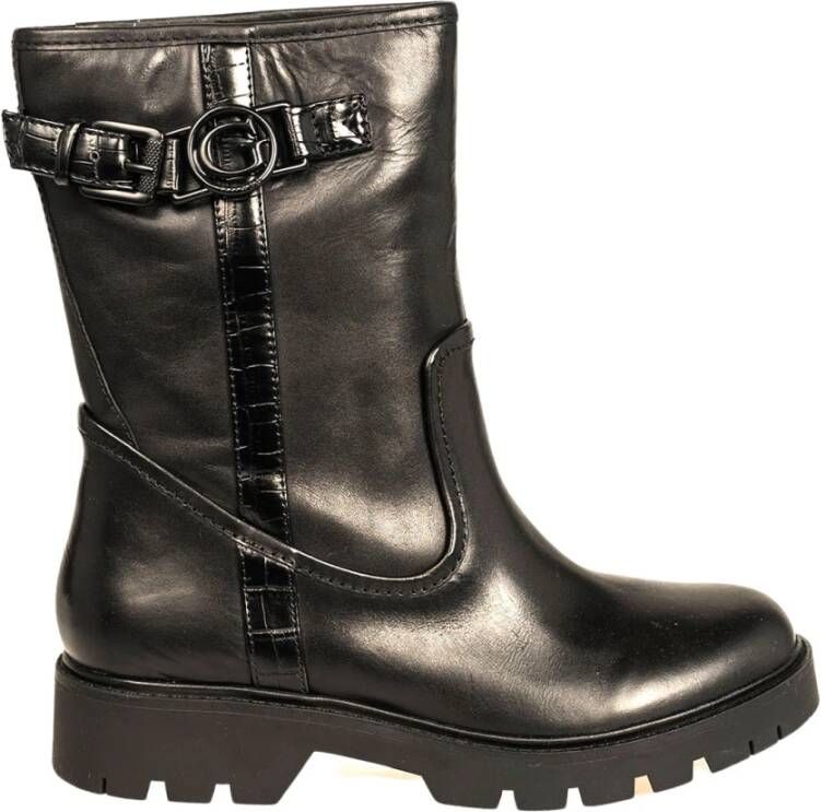 Guess boots radlyn lea fl7rdyele10 , Zwart, Dames
