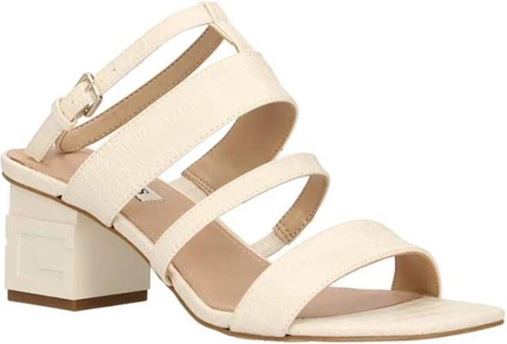 Guess Sandalen met hoge hakken , Beige, Dames