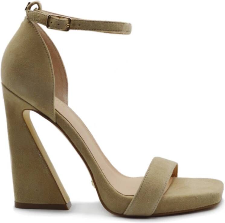 Guess Sandalen met hoge hakken , Bruin, Dames