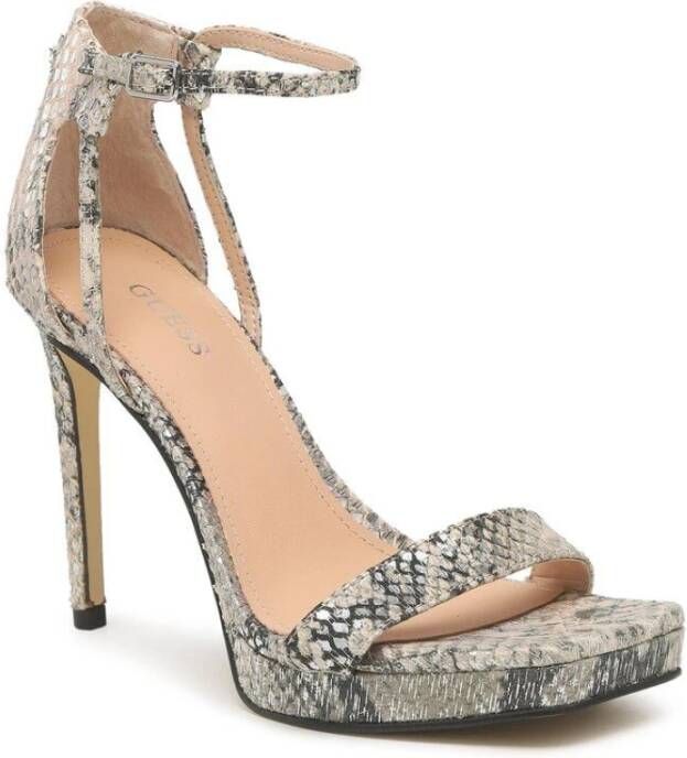 Guess Sandalen met hoge hakken , Bruin, Dames