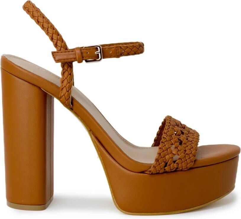 Guess Sandalen met hoge hakken , Bruin, Dames