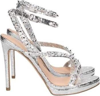 Guess Sandalen met hoge hakken , Grijs, Dames