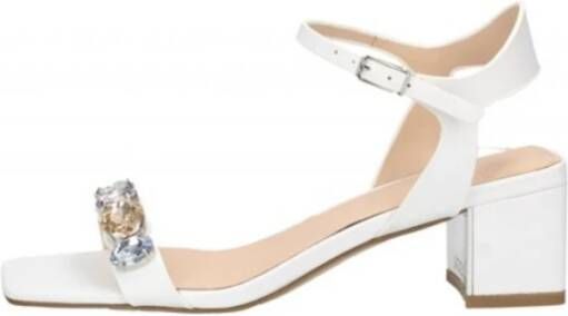 Guess Sandalo Mahari Fl6Mah Lea03 , Wit, Dames